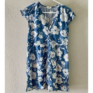 GAP Blue and White Floral Mini Dress